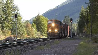 4K Westbounds on the Kootenai River Subdivision [upl. by Eybba]