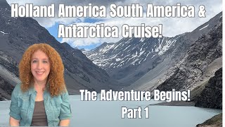 Cruise to Antarctica  Santiago Chile and Embarkation Part One on Holland America Oosterdam [upl. by Harrus]