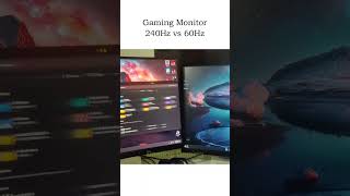 60Hz vs 240Hz gaming monitor [upl. by Gemperle]