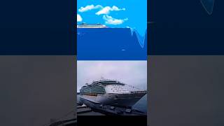 😱shipes VS Reverse Tsunami cruise cruiseship royalcaribbean ship titanic floatingsandbox [upl. by Assej]