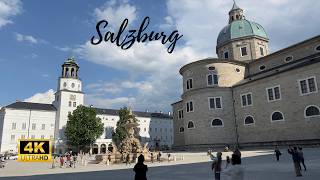 Salzburg Walking Tour Austria 🇦🇹 The City of Mozart amp The Sound of Music 2024  4K 60fps [upl. by Yelroc656]