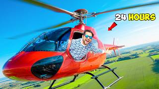 24 Hours Challenge In Helicopter100 Real [upl. by Ahsir]