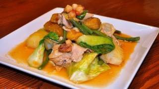 Pocherong Manok  Chicken Pochero [upl. by Ecyar73]