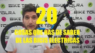 TODO SOBRE LAS BICICLETAS ELÉCTRICAS [upl. by Irehs746]