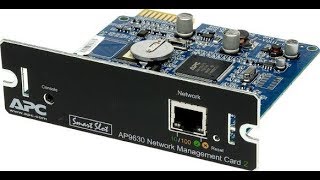 APC AP9630 network management card 2 فتح صندوق وتركيب [upl. by Keheley]