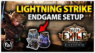 PoE 325 Lightning Strike Warden Tincture Endgame Theorycrafting  Path of Exile [upl. by Inalem]