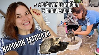 MOJA PRVA TETOVAŽA I VATROGASCI NAM POMAŽU  VLOG  mama 4 djece [upl. by Fital277]