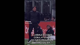 Antonio Conte al 4° uomo ci avete provato a buttarci giù [upl. by Nadoj]