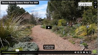 Denver Botanic Gardens Virtual Tour 2024 CO [upl. by Onilegna]