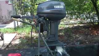 2004 Yamaha 99hp ShortShaft Tiller OutBoard Motor 2 Stroke [upl. by Anjali]