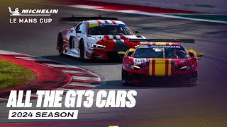 All the GT3 cars of the 2024 Season  Barcelona Round 2024  Michelin Le Mans Cup [upl. by Alauqahs]