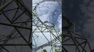 One of the TALLEST coasters in Germany😳rollercoaster themepark ride attraction germany fun [upl. by Tuttle]