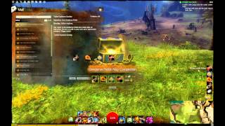 GW2 map completion rewards Queensdale Kessex hillsGendarran Fields Harathi Hinterlands [upl. by Leizo704]