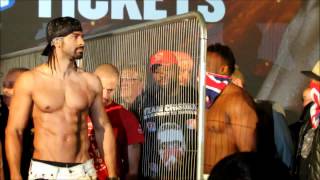 Haye Vs Chisora Weigh in [upl. by Eceerehs67]