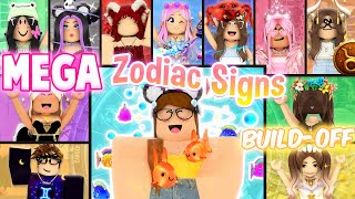 MEGA Zodiac Bedroom BuildOff CHALLENGE Panda Vs 11 FANS [upl. by Yerak446]