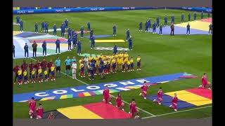 ROMANIA NATIONAL ANTHEM EURO 2024  ROMANIA VS BELGIUM [upl. by Ahsinuq373]