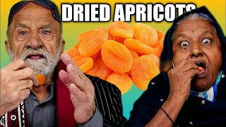 Tribal People Try Dried Apricots [upl. by Cyndy]