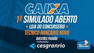 O melhor Simulado Completo CAIXA 2024  Técnico Bancário  Loja do Concurseiro [upl. by Suneya]