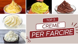 CREME PER FARCIRE TORTE E DOLCI le 5 migliori Ricette di Torte Italiane [upl. by Arratahs880]