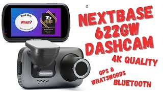 Nextbase 622GW Dash Cam Image Stabilisation what3words  Night Vision  Alexa Builtin [upl. by Starling]