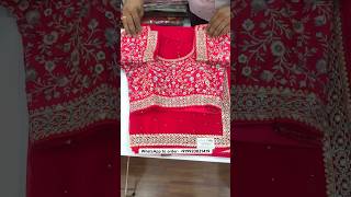 Georgette saree with readymade blouse saree youtubeshorts goviral [upl. by Hannus]