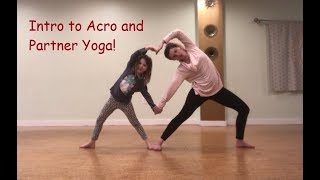 Family Acro and Partner Yoga Easy Acro and Partner Poses [upl. by Anirazc912]