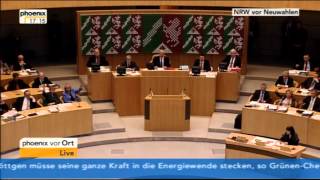 14032012  Der Landtag in NRW löst sich auf [upl. by Ran]