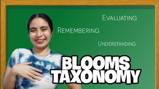 BLOOMS TAXONOMY  Tagalog 2023 [upl. by Hairaza122]