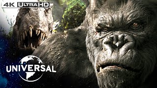 King Kong  V rex Fight in 4K HDR [upl. by Ssepmet405]