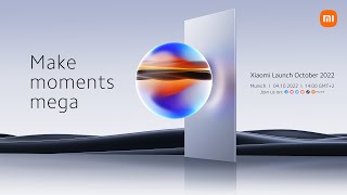 Xiaomi Launch October 2022 [upl. by Attiuqaj]