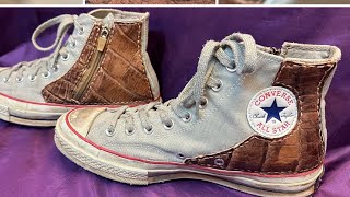 Converse Shoes Restore and Upgrade [upl. by Eriha]