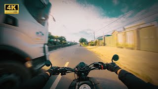 Start motorcycle adventure on highway 22B  Yamaha XSR 155 [upl. by Heimer750]