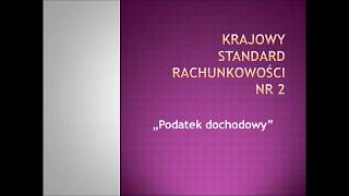 ✅✅✅ Wstęp do zagadnienia odroczonego podatku dochodowego [upl. by Fitzgerald]