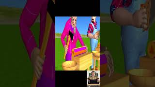 Funny Game  Squid Game Cutting Gum HoneyComb Candy Small Pieces 5 Times Challenge [upl. by Milah]