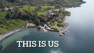 Craobh Marina Scotland from the Air [upl. by Aneelehs]