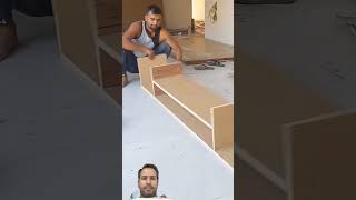 TV unit boxfurniture woodworking furnituredesign interiordesign shortvideo trending shorts [upl. by Iroc]