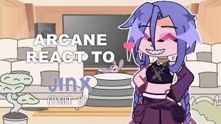 Arcane react to Jinx  Gacha club  Part 2 [upl. by Lynne]