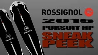 2015 Rossignol quotPursuit HPquot Frontside Carving Ski Review [upl. by Airdnaid]