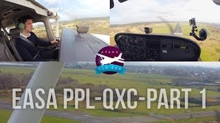 EASA PPL QXC  Part 1  Blackpool To RAF Woodvale  ATC Audio [upl. by Norty459]