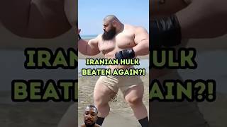 Iranian Hulk is Humiliated in MMA fight shorts fitness [upl. by Enyawad609]