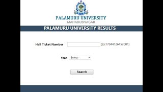 Palamuru College Degree Results 2021 PU 1st 3rd 5th Sem UG PG Result  Palamuru University 2021 [upl. by Celin]