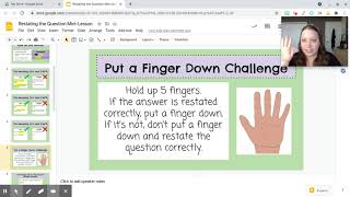 Restating the Question MiniLesson amp Game [upl. by Fendig]