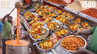 1500 People Eat  Highest Selling Chaat in Vizianagaram  Mirchi Bhajji Chaat Only 30₹ Street Food [upl. by Miguel]