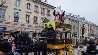 🇵🇱 Warszawa 2024 Polska Procession of the Three Kings Orszak Trzech Króli w Warszawie 4K [upl. by Cheatham317]