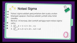 Materi Notasi Sigma [upl. by Retseh913]