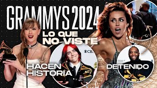 GRAMMYS 2024 TODO lo que NO VISTE  Records premios Nuevo disco Taylor Miley Billie y más [upl. by Mighell167]