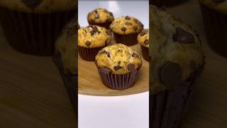 Chocolate Chip Muffin in Air Fryer Oven🍪🥧recipe baking asmr [upl. by Ardnoik]