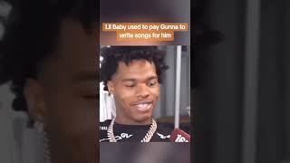 Lil Baby used to pay Gunna to write songs for him rap lilbaby gunna rappers tiktok [upl. by Vincenta]