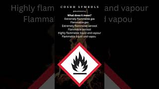 flammable COSHH symbol [upl. by Cudlip]