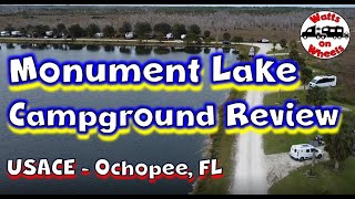 ⛺ Monument Lake Campground Review  USACE Boondocking in Ochopee FL Everglades [upl. by Poppas708]